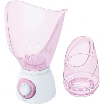 Sauna facial e aparelho de vapor Beurer FS 60, rosa/branco