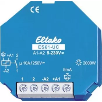 Interruptor de impulso ELTAKO ES61-8..230VUC instalação encastrada 8-230V 2000W ES61-UC (61100501)