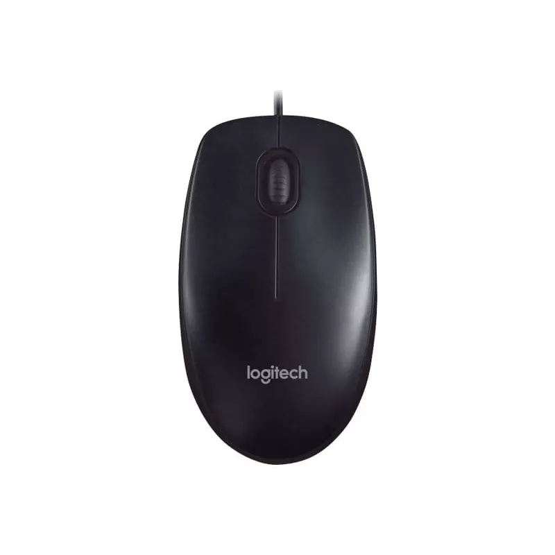 Rato ótico de escritório com fio Logitech M90 — 1000 DPI, para ambas as mãos, USB Type-A, preto