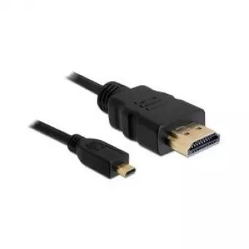 Cabo HDMI DeLOCK 82661 1 m HDMI Type-A para Type-D preto