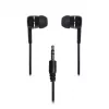 VAKOSS LT-437EX auriculares intra-auriculares com fio, binaurais, cabo de 1 m, pretos