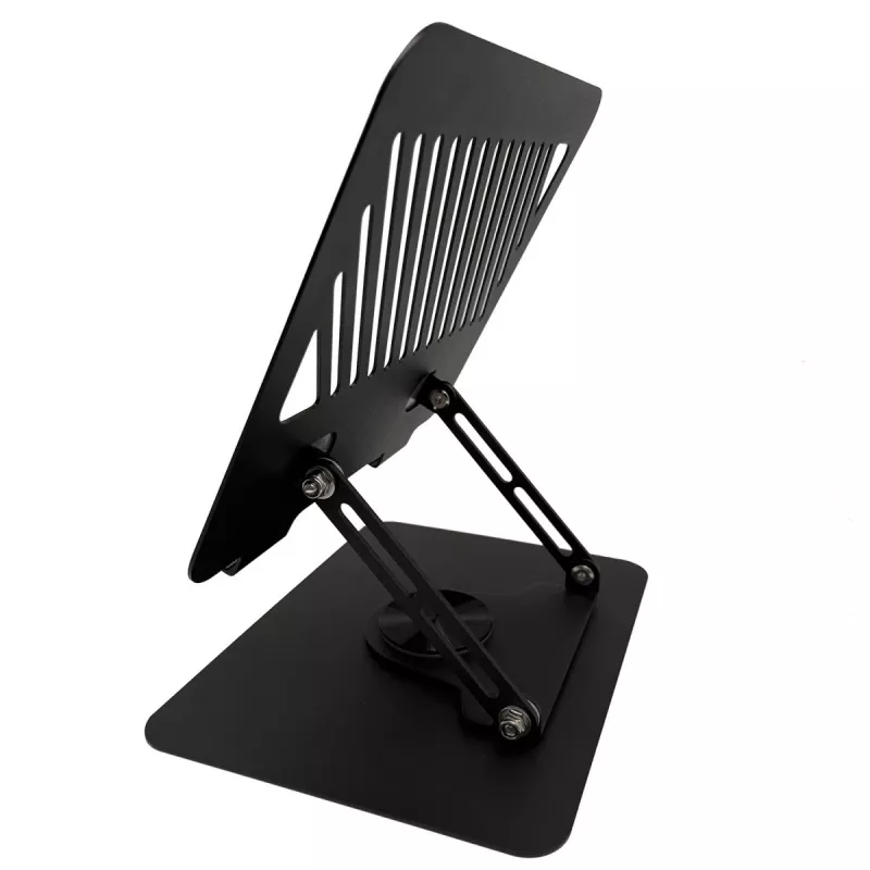Suporte para portátil MEDIA-TECH MT2662 – altura ajustável, dobrável em alumínio para portáteis de 10–17