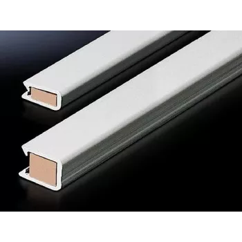 Tampa para rack Rittal SV 9350.010 — PVC, cinzento, profundidade 1000 mm, pack de 4