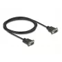 Cabo série DeLOCK RS-232 D-Sub9 macho para macho 2 m preto