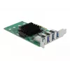 Placa DeLOCK PCI Express x4 para 4 x USB 3.0 externo Quad Channel - formato Low Profile