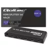 Qoltec 51798 Splitter HDMI ativo 4 x HDMI 4K x 2K | 3,4 Gbit/s