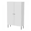 Vitrina Cama Meble PALAZZO BIS 1000×390×1660 mm branco mate