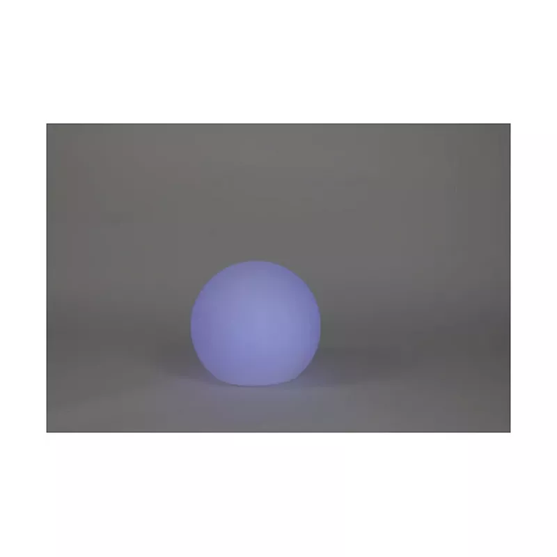 Luminária de chão para exterior Newgarden BULY E27 8W branco polietileno