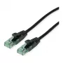 Cabo de rede ROLINE RM Cat.6A UTP, preto, 0,5 m