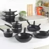 Frigideira Russell Hobbs 28 cm Thermocollar RH03255EU7, revestimento antiaderente, indicador de calor