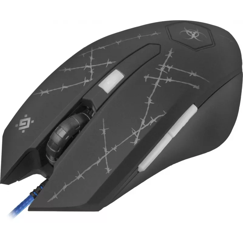 Rato gaming Defender Forced GM-020L ambidestro USB Type-A ótico 3200 DPI