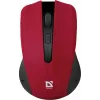 Rato ótico sem fios DEFENDER MM-935 RF – ambidestro, 1600 DPI, vermelho, recetor RF USB, pilhas AAA