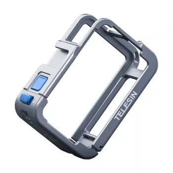 Capa metálica protetora Telesin para DJI Osmo Action 5 (azul)