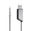 Savio TR-16 transmissor adaptador AUX com função mãos-livres, Bluetooth 5.3, Google Assistant/Siri