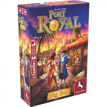 Pegasus Spiele Port Royal Big Box jogo de tabuleiro