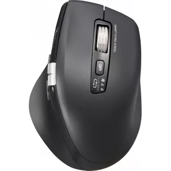 Rato sem fios YENKEE SPIN DUAL 2095BK — rato ótico compacto de modo duplo, modelo YMS 2095B SPIN