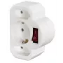 Adaptador de ficha Hama 00108846 Tipo F Universal Branco