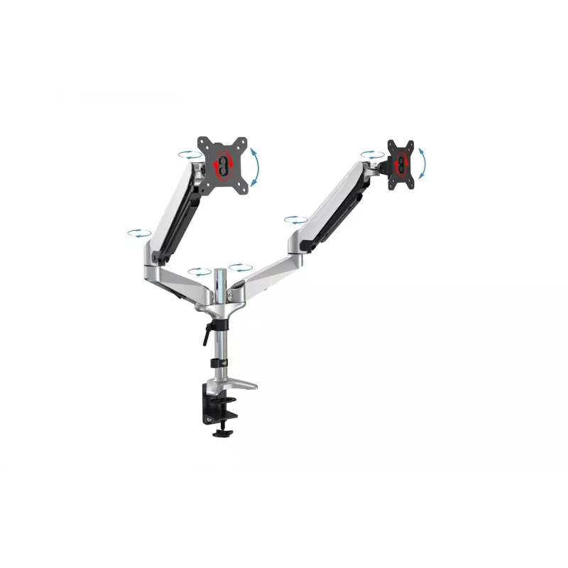 Suporte para dois monitores Digitus, 2x 32, 2x 8 kg