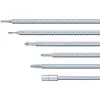 Wiha 27820 System 4 conjunto de chaves de fendas com lâminas intercambiáveis, 11 peças, fenda/Phillips/TORX/sextavado, com bolsa enrolável, preto/vermelho