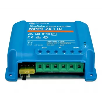 Controlador de carga solar BlueSolar PWM-LCD&USB 12/24V 10A da Victron Energy