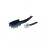 S/CONN 6 m TAE-N - RJ12 preto transparente TC 70166 ShiverPeaks