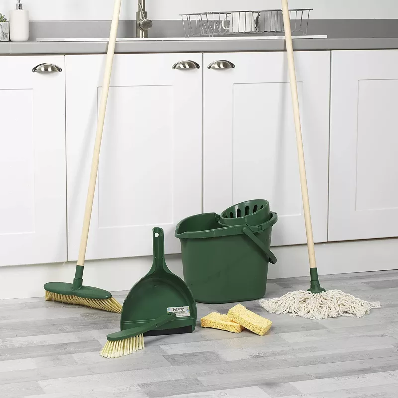 Vassoura de chão Beldray LA075277EU7 Eco Classic – vassoura manual, leve para uso doméstico