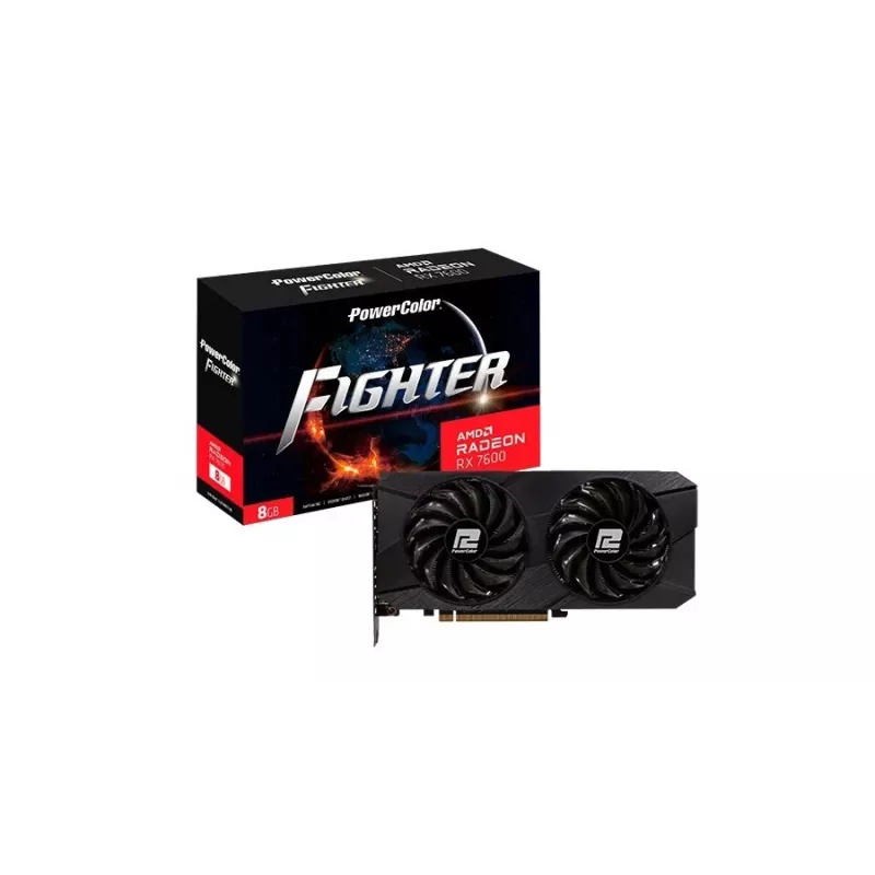 Placa gráfica PowerColor Fighter Radeon RX 7600 8GB