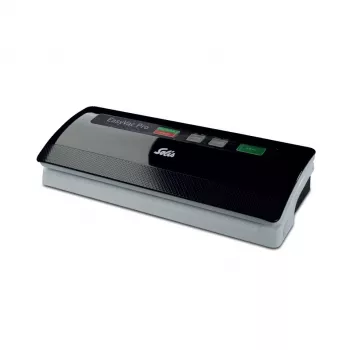 Máquina de vácuo Solis EasyVac Pro preta, branca