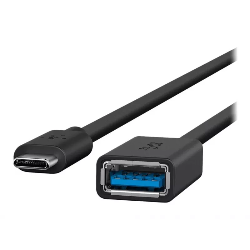 Belkin adaptador USB 3.0 de USB-C para USB-A, 5 Gbps, preto