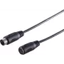 Extensão DIN para cabo de díodo ShiverPeaks 5 pinos modelo 10105 – cabo de extensão DIN de 5 pinos