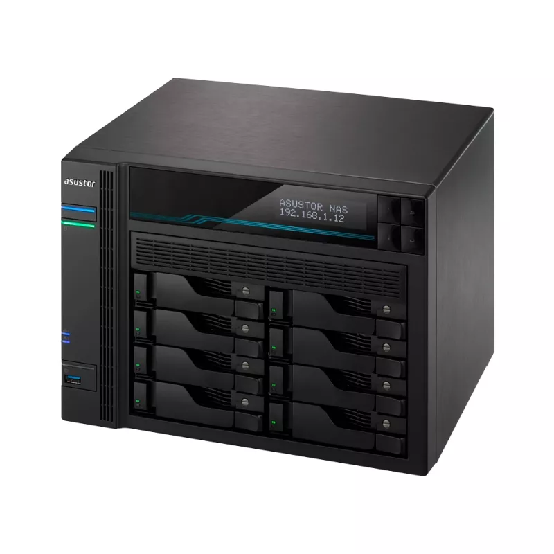 Asustor AS6508T NAS Torre Intel Atom® C3538 8 GB DDR4 0 TB ADM Preto