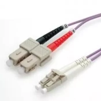 Cabo de fibra ótica VALUE 50/125µm OM4, LC/SC, violeta 1,0m (21.99.8761)