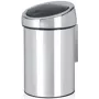 Balde de lixo BRABANTIA Touch Bin 3 L Brilliant Steel modelo 36 39 62