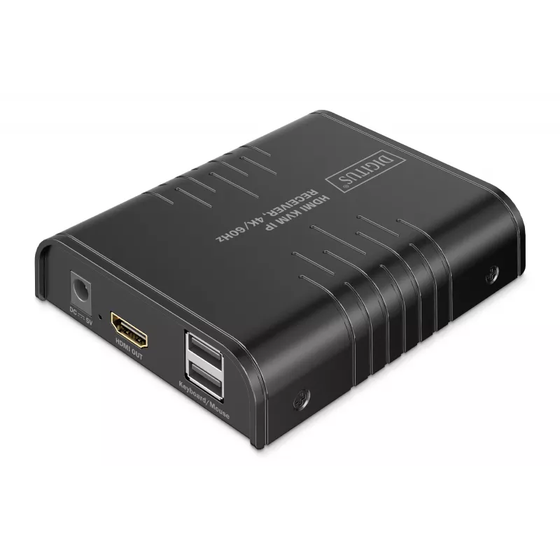 Digitus HDMI KVM IP Receiver 4K/60Hz com fios 200m