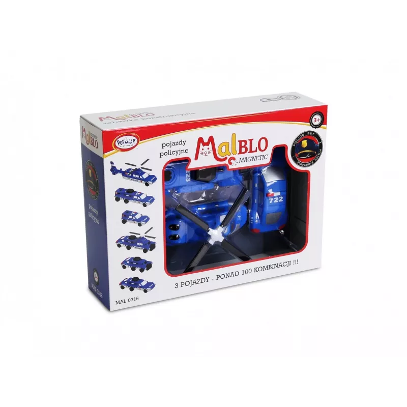 Conjunto de veículos Popular Playthings Mix or Match Vehicles Police