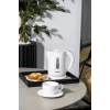 Chaleira elétrica Mesko | MS 1376 | Elétrica | 850 W | 0,8 L | Plástico | Base rotativa 360° | Branco