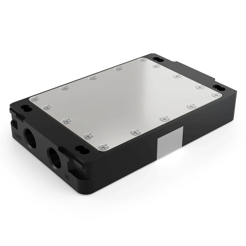Bloco de água Alphacool 13498 acetal cobre preto prateado 75,5 x 118,5 x 20,5 mm
