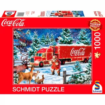 Puzzle Schmidt Spiele Coca Cola Christmas Truck 1000 peças