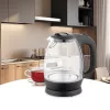 Chaleira elétrica de vidro Maestro MR-063-preta, 2200 W, corpo de vidro, base sem fios