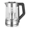 Chaleira elétrica Emerio 1,7 L 5 níveis de potência mudança de cor