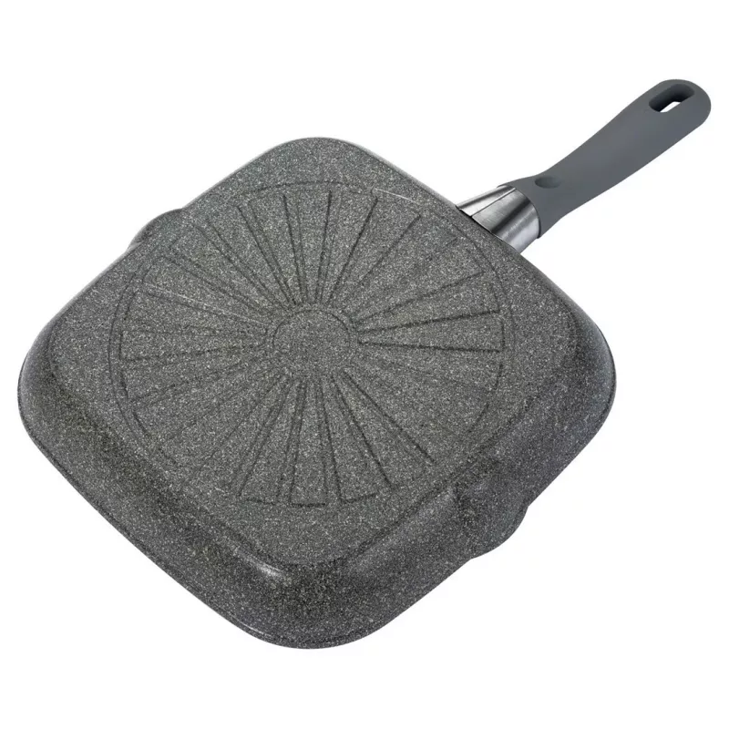 Frigideira de grelhar BALLARINI 75002-941-0 quadrada cinzenta 28 cm