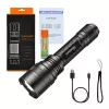 Lanterna Supfire C8-H — 1200 lm, recarregável por USB, alcance de 250 m