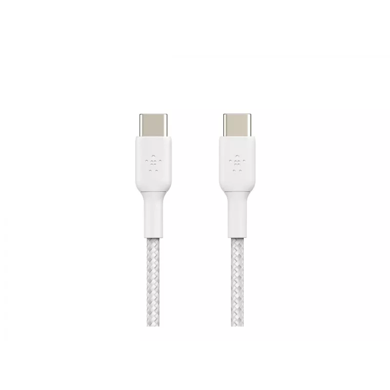Belkin BOOST CHARGE - Cabo USB - 24 pin USB-C (M) para 24 pin USB-C (M) - USB 2.0 - 2 m - Branco