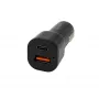 Carregador para automóvel SBOX CC-038 38W preto — fonte de alimentação dual-USB para veículos