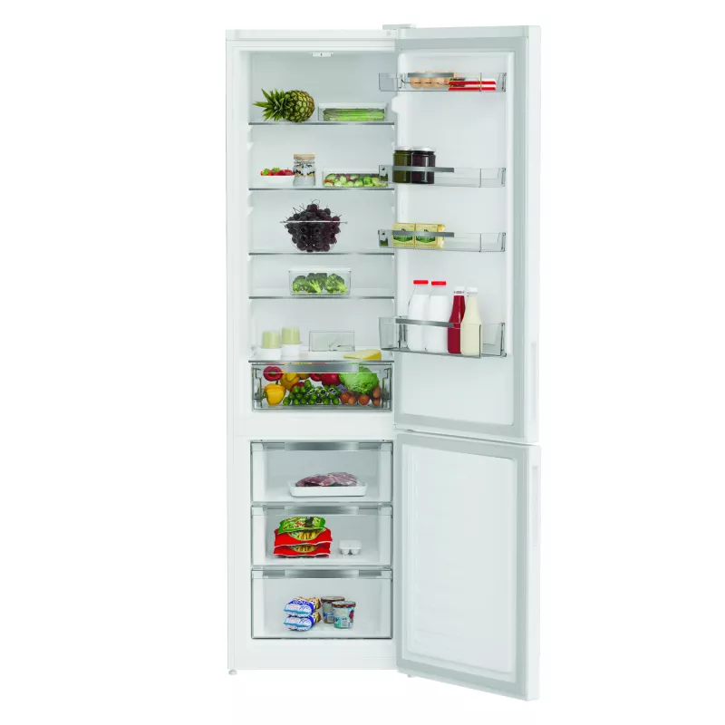 Frigorífico INDESIT | INKS 1401 W4E | classe de eficiência energética E | aparelho de instalação livre | combinado | altura 202,5 cm | capacidade útil do compartimento de refrigeração 266 L | capacidade útil do compartimento de congelação 120 L | 38 dB | branco