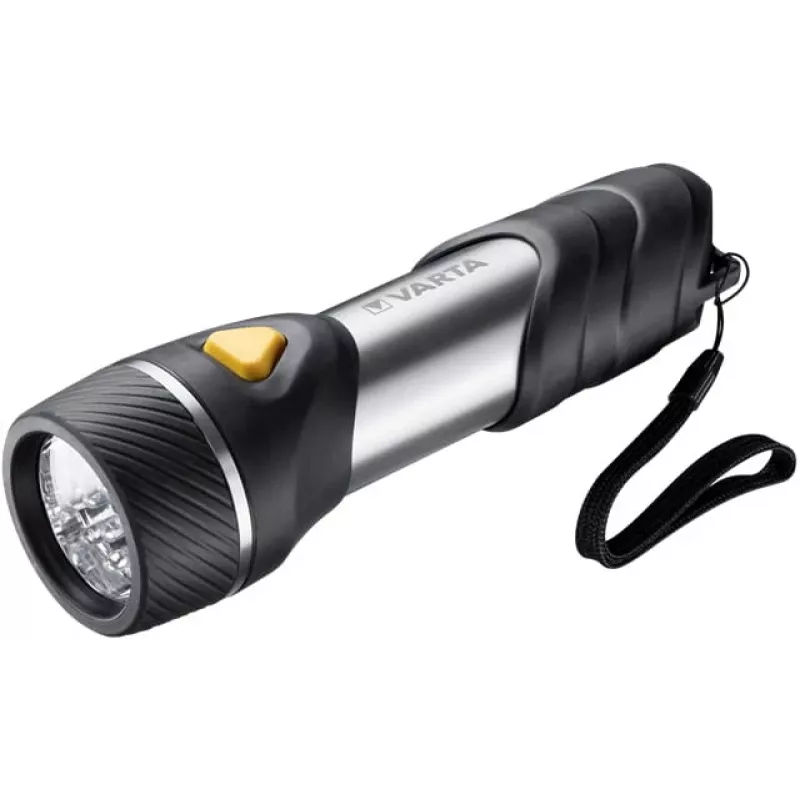 Lanterna de mão Varta Day Light Multi LED F30 preto prateado amarelo