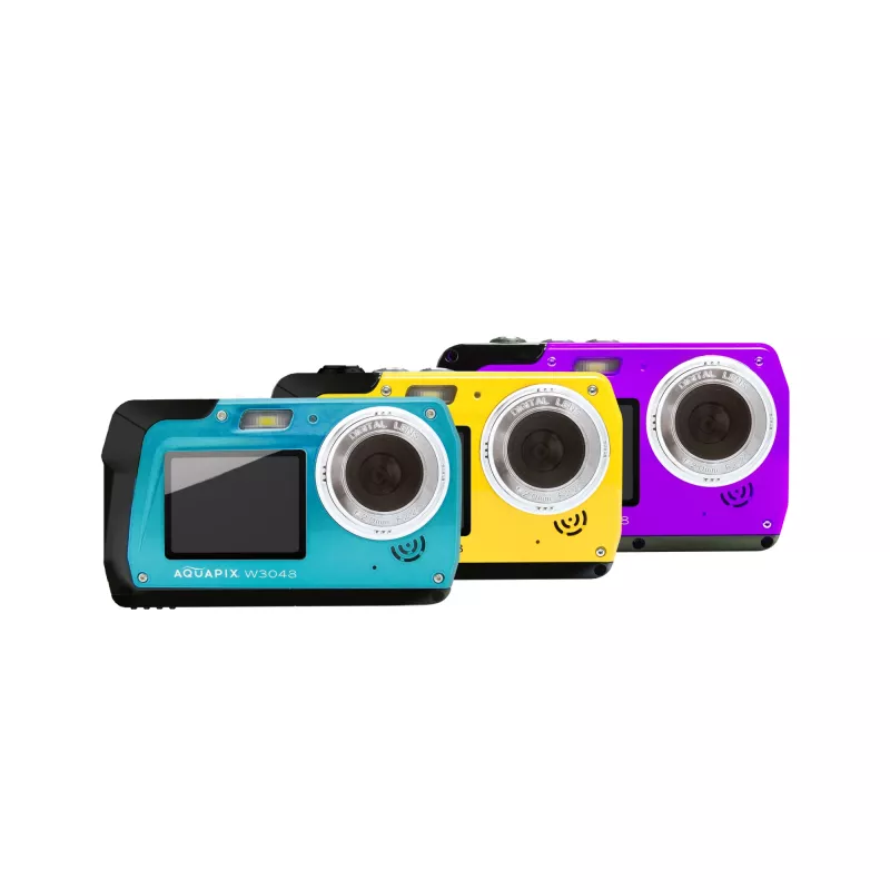 Máquina fotográfica compacta à prova de água EASYPIX Aquapix W3048‑V 12MP, zoom digital 4x