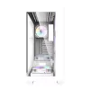 Caixa de computador Darkflash DS900 (branco) + 7 ventoinhas ARGB