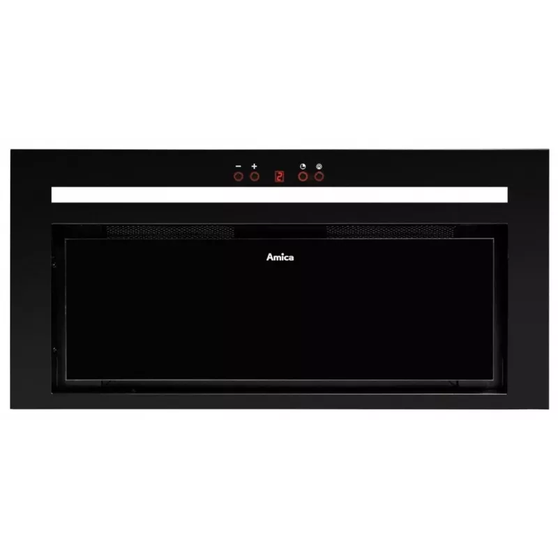 Exaustor de encastrar AMICA OMC6451B HC — filtro de carvão ativo, nível de ruído 65 dB, classe de eficiência energética A