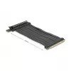 Placa riser PCI Express 5.0 x16 DELOCK 81289, slot x16, cabo de 20 cm